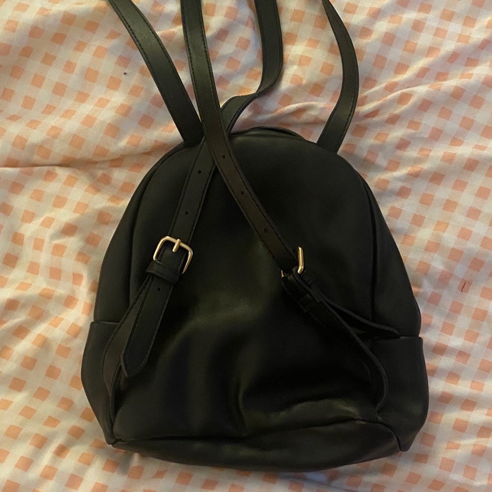 Faux Leather Mini Backpack - Picture 3 of 3